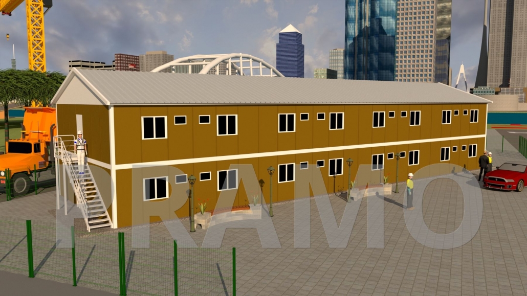 544 M2 ÇİFT KATLI MÜHENDİS YATAKHANESİ