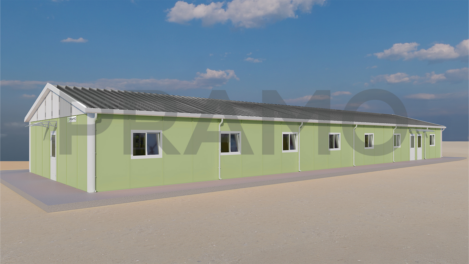 260m² PREFABRİK YEMEKHANE