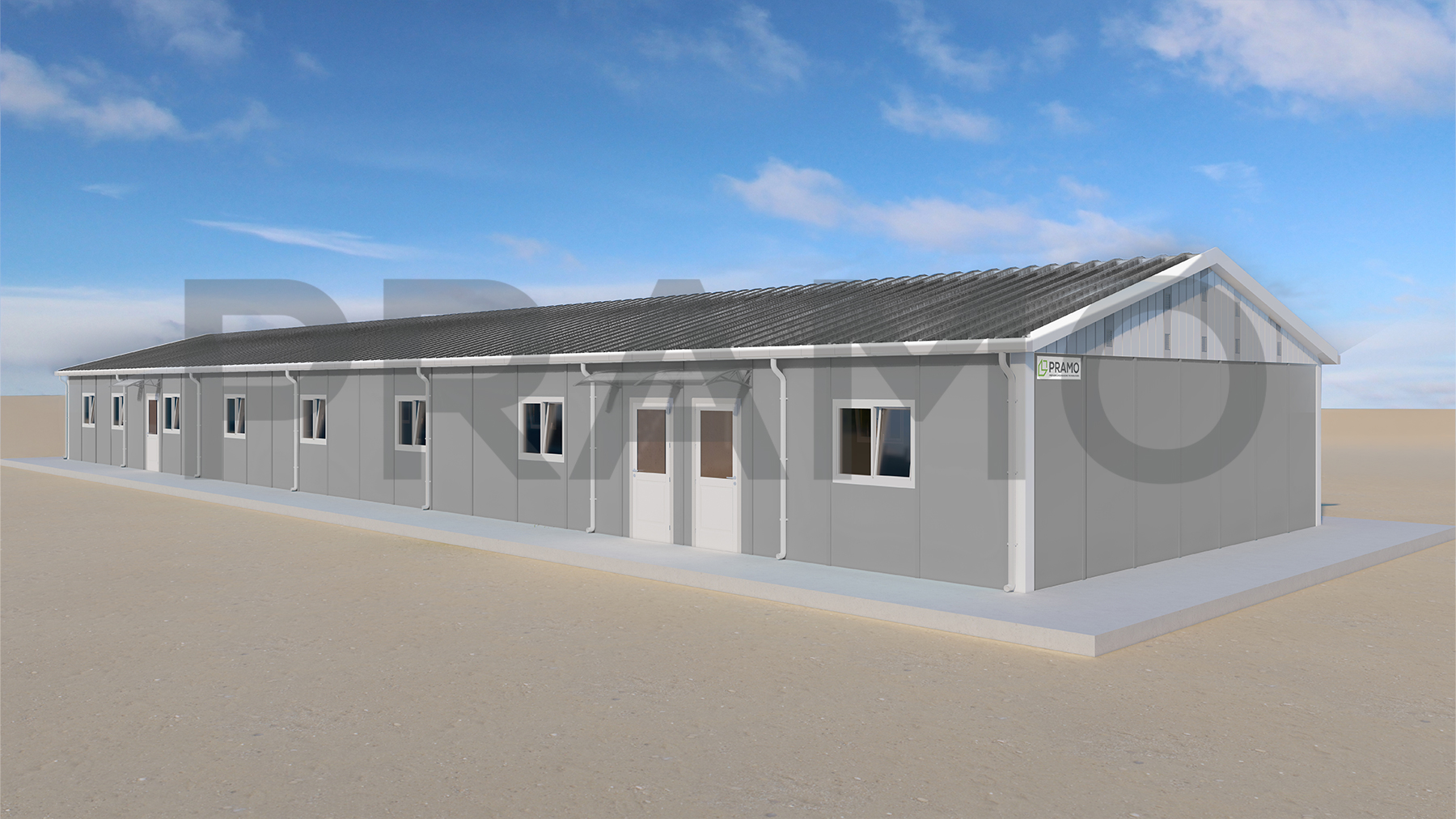 283m² PREFABRİK YEMEKHANE