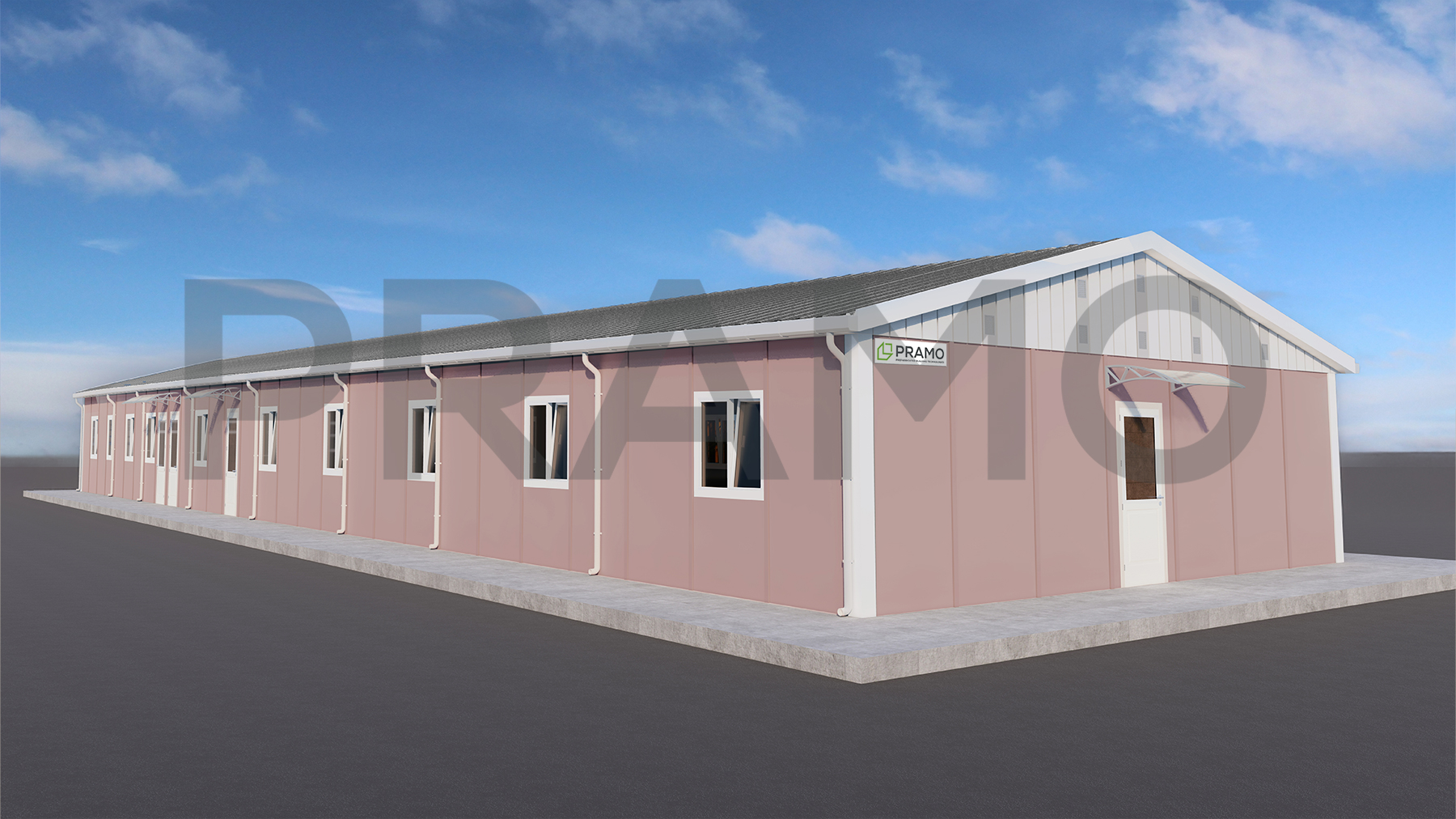 328m²PREFABRİK YEMEKHANE