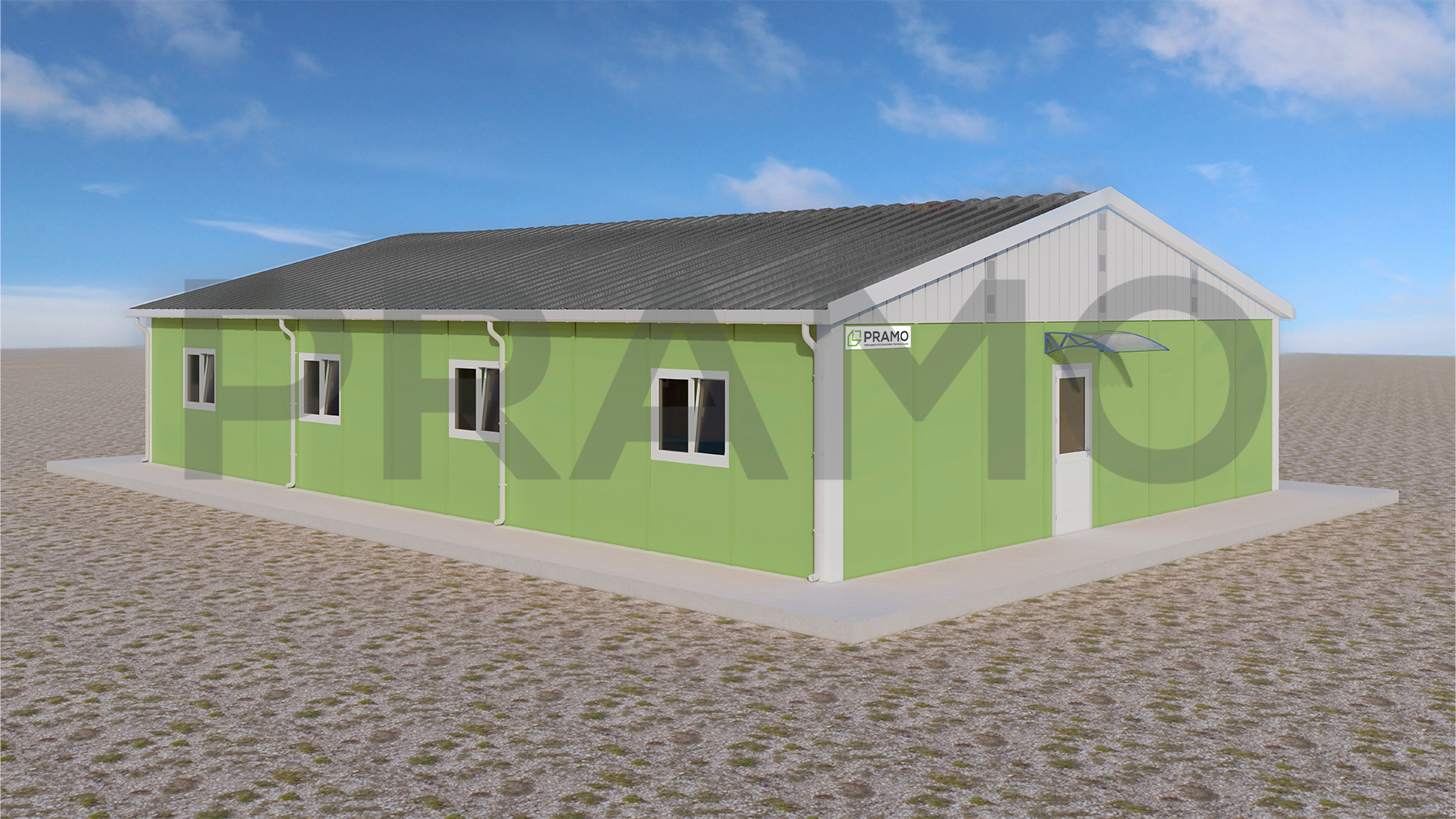155m² İşci Yatakhanesi