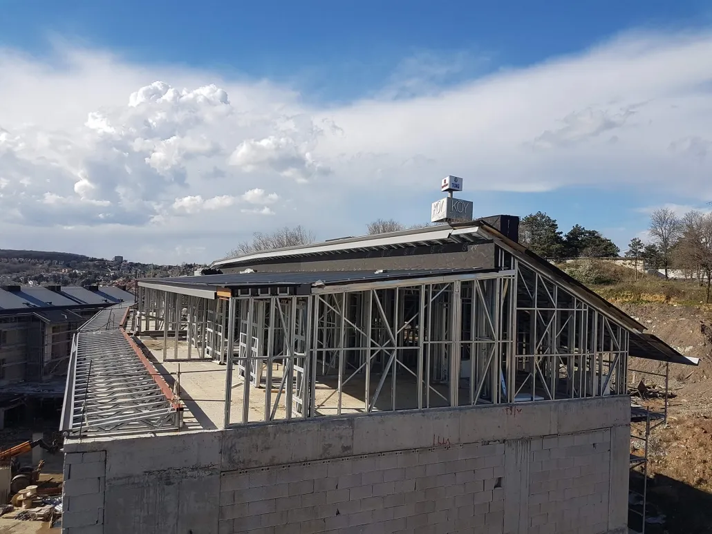 hafif çelik endüstriyel bina