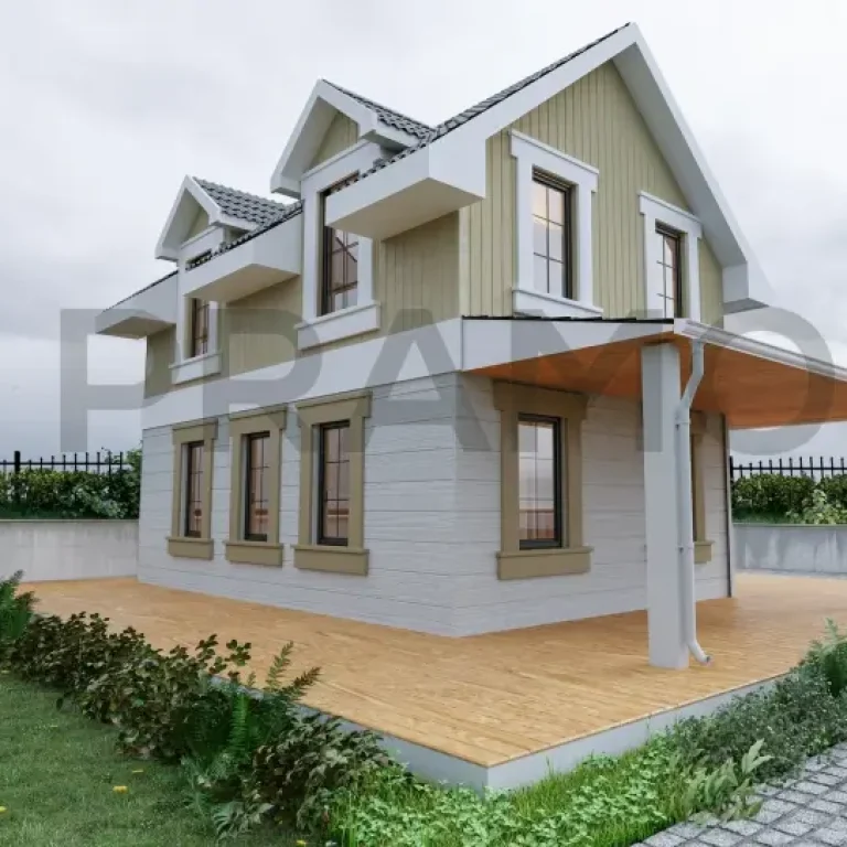 Çift Katlı Çelik Ev