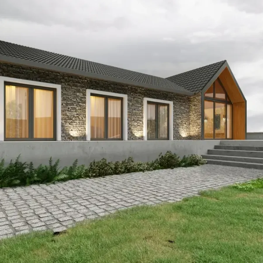 Tek Katlı Çelik Ev